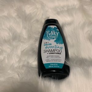 Punky colour Shampoo & Conditioner 3 in 1 color depositing. Tealistic.